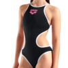 001198-510-W ARENA ONE BIGLOGO ONE PIECE-004.87eb6753 Costume Intero Donna Arena One Biglogo Black White