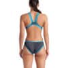 001198-581-W ARENA ONE BIGLOGO ONE PIECE-002.jpg Costume Intero Donna Arena One Biglogo Asphalt-Turquoise