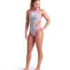 Costume Intero Donna Arena One Biglogo Sea Foam Fluo Pink