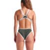 001198-611-W ARENA ONE BIGLOGO ONE PIECE-002.5539df50 Costume Intero Donna Arena One Biglogo Dark Sage White