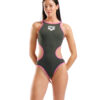Costume Intero Donna Arena One Biglogo Dark Sage Shocking Pink