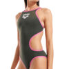 Costume Intero Donna Arena One Biglogo Dark Sage Shocking Pink