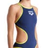 001198-703-W ARENA ONE BIGLOGO ONE PIECE-005.jpg Costume Intero Donna Arena One Biglogo Navy-Soft Green