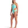 Costume Intero Donna Arena One Biglogo Water Soft Green