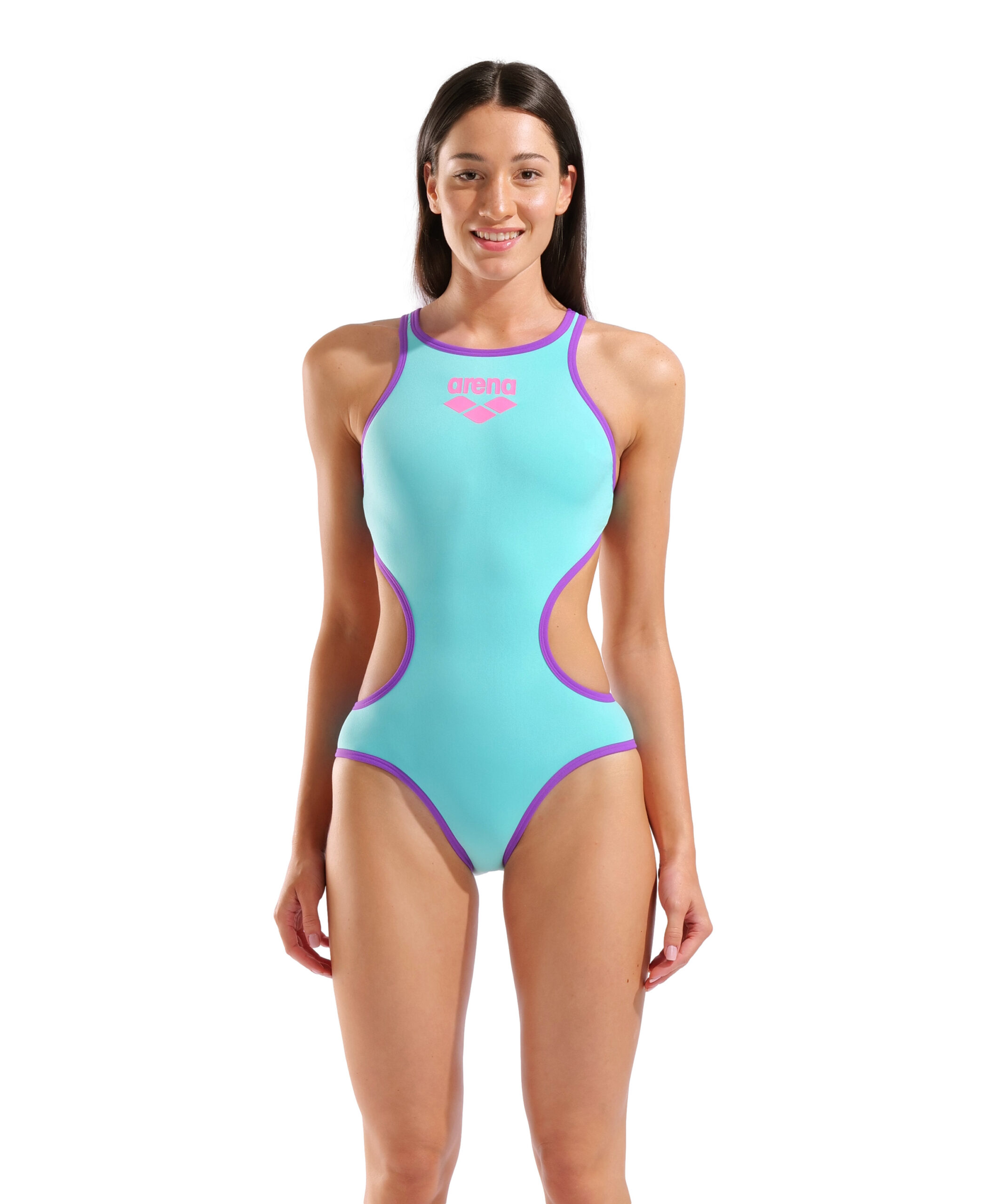 Costume Intero Donna Arena One Biglogo Water Purple