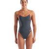COSTUME donna LACE-BACK ARENA Asphalt Bright Coral