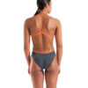 COSTUME donna LACE-BACK ARENA Asphalt Bright Coral