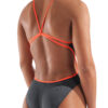 COSTUME donna LACE-BACK ARENA Asphalt Bright Coral