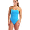 004651-820-WOMEN'S SWIMSUIT LACE BACK SOLID-001.80a1a0e6 COSTUME donna LACE-BACK ARENA Turquoise Yellow Star