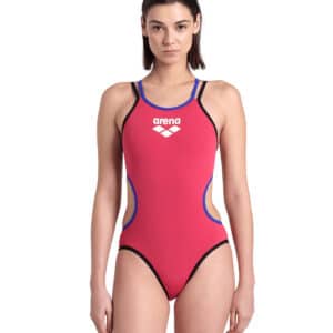 Costume Donna One Double Cross Back ARENA Freak Rose