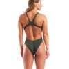 004763-609-WOMEN'S TEAM SWIMSUIT SWIM TECH SOLID-002.0550cf8c Costume donna TEAM-SWIM-TECH ARENA Dark Sage Shocking Pink