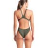 Costume donna TEAM-SWIM-TECH ARENA Dark Sage Artic Lime
