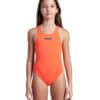 004764-900-GIRL'S TEAM SWIMSUIT SWIM TECH SOLID-01.jpg COSTUME bambina TEAM-SWIM-TECH Bright Coral ARENA