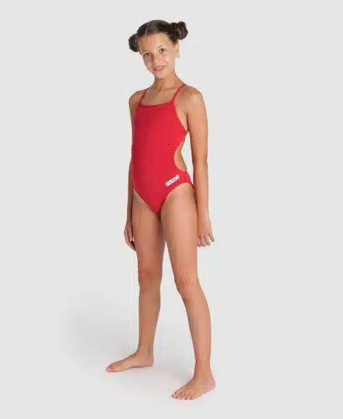 004765-450 c COSTUME bambina TEAM-CHALLENGE ARENA Rosso