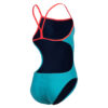 004765-840-GIRL'S TEAM SWIMSUIT CHALLENGE SOLID-004-BR-S COSTUME bambina TEAM-CHALLENGE BICOLOR ARENA