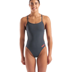 Costume Donna Team Challenge ARENA Asphalt Bright Coral