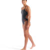 004766-504-WOMEN'S TEAM SWIMSUIT CHALLENGE SOLID-003.3841455d Costume Donna Team Challenge ARENA Asphalt Bright Coral