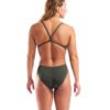 004766-609-WOMEN'S TEAM SWIMSUIT CHALLENGE SOLID-002.cab849a6 Costume Donna Team Challenge ARENA Dark Sage Shocking Pink