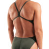 004766-609-WOMEN'S TEAM SWIMSUIT CHALLENGE SOLID-005.47313c36 Costume Donna Team Challenge ARENA Dark Sage Shocking Pink