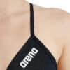 TOP DONNA BIKINI Tie Back Solid Nero ARENA