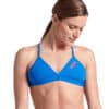 TOP DONNA BIKINI Tie Back Solid Blue River ARENA