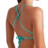TOP DONNA BIKINI Tie Back Solid ARENA Water Shocking Pink