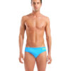 004773-802-MEN'S TEAM SWIM BRIEFS SOLID-001.746b1618 SLIP uomo Team ARENA Turquoise Yellow Star