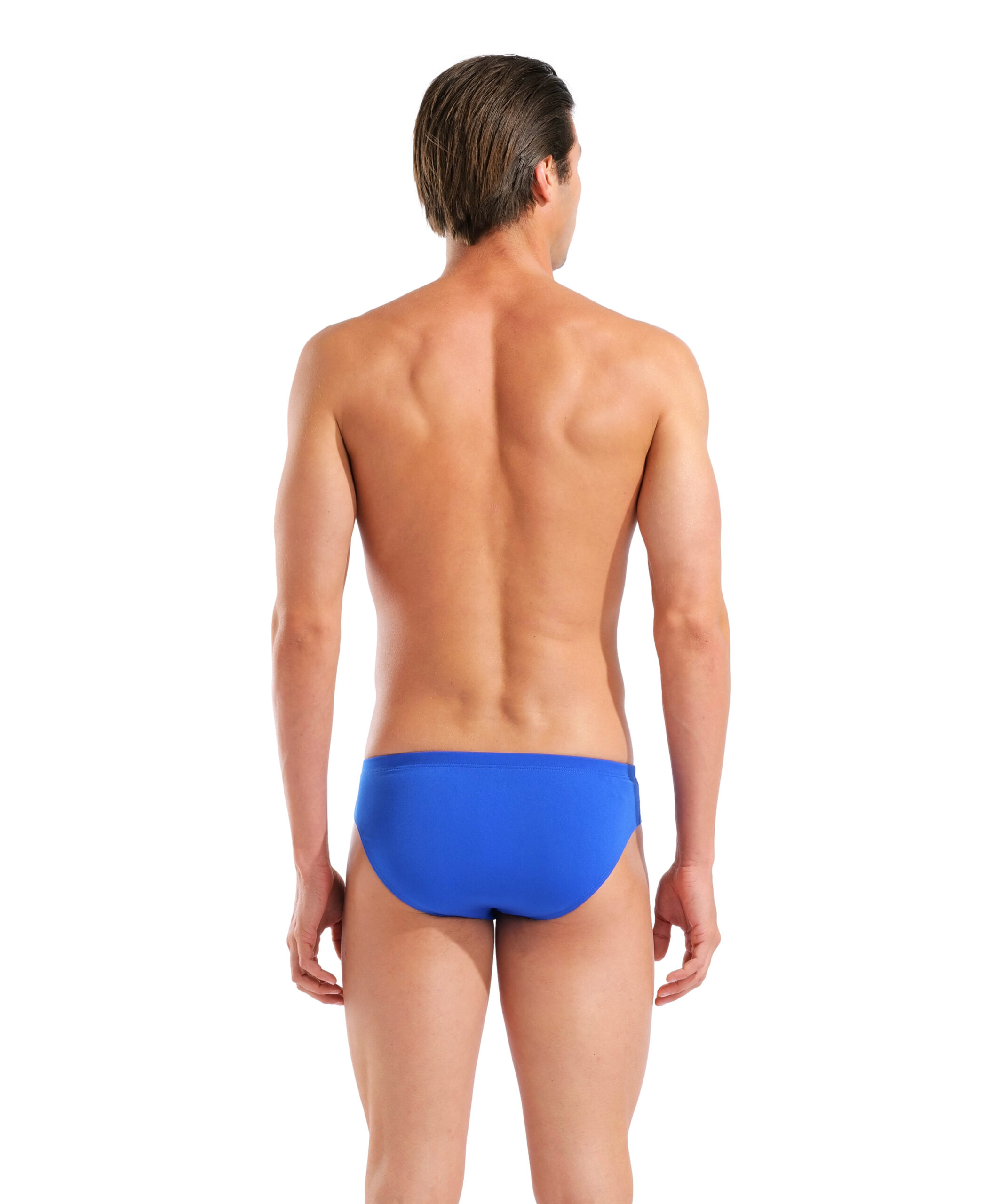 004773-803-MEN'S TEAM SWIM BRIEFS SOLID-002.2749057b SLIP uomo Team ARENA Neon Blue Team Orange