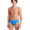 004773-860-MEN'S TEAM SWIM BRIEFS SOLID-001.306140c4 SLIP uomo Team ARENA Blue River Artic Lime