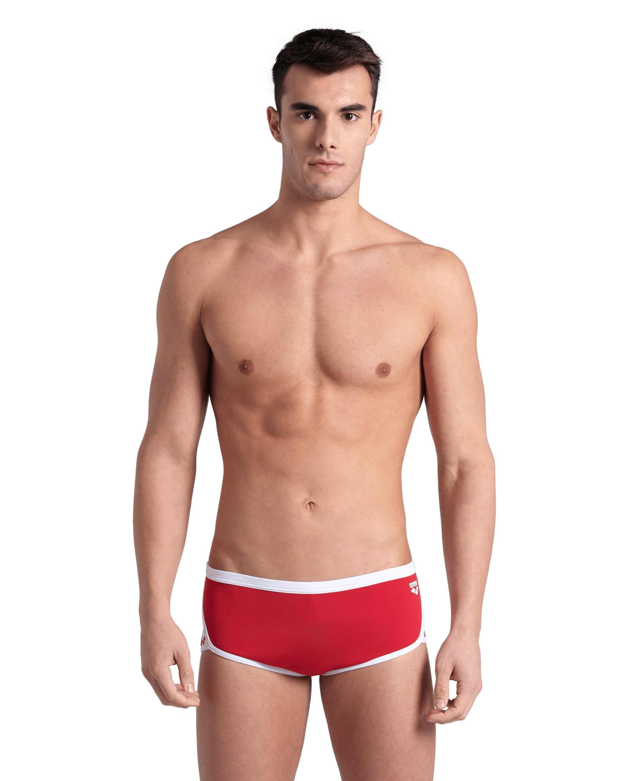 Costume uomo piscina trunk ICONS ARENA Rosso Bianco