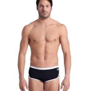 Costume uomo piscina trunk ICONS ARENA Nero Bianco