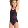 005923-590-GIRL'S ARENA GALACTIC SWIMSUIT SWIM PRO BACK-001.jpg COSTUME bambina Stampa Galattica ARENA