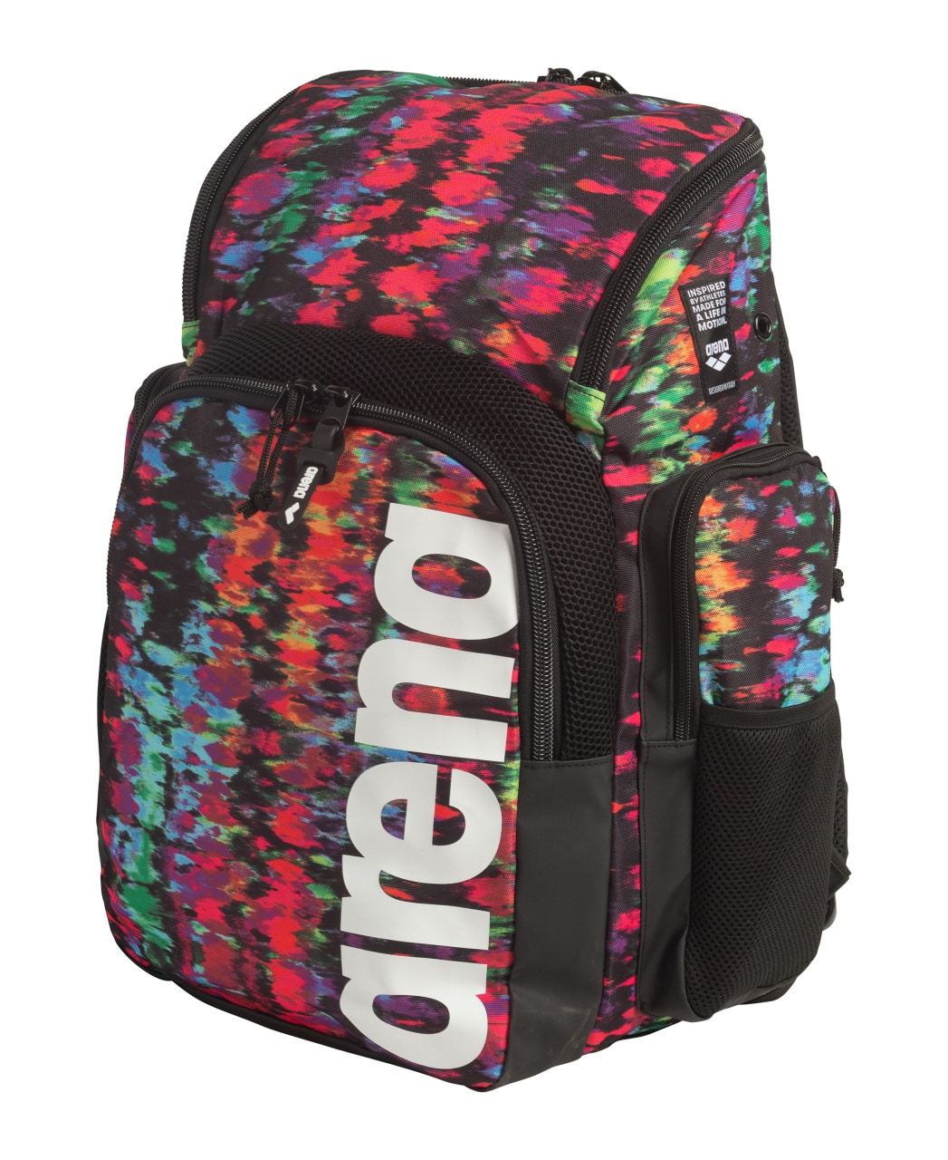 006273-160-SPIKY III BACKPACK 35 ALLOVER-001-FL-S.jpg Zaino ARENA Spiky III 35L Allover Tie Dye