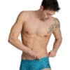 Short a vita bassa UOMO stampa Starfish ARENA Turquoise Multi