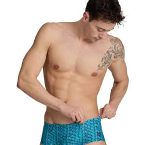 Short a vita bassa UOMO stampa Starfish ARENA Turquoise Multi