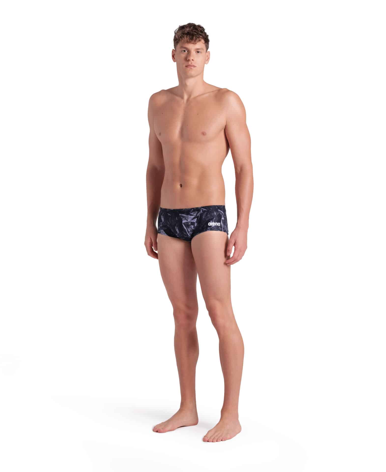 007923-500-MEN'S ARENA TEAM CRACKLE SWIM LOW WAIST SHORT-003.1f565e45 SHORT vita bassa uomo ARENA TEAM CRACKLE Black