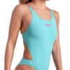 008054-890-WOMEN'S ARENA SWIMSUIT TECH MULTI SOLID-004.dd872127 Costume Donna TECH MULTI SOLID ARENA Water Shocking Pink