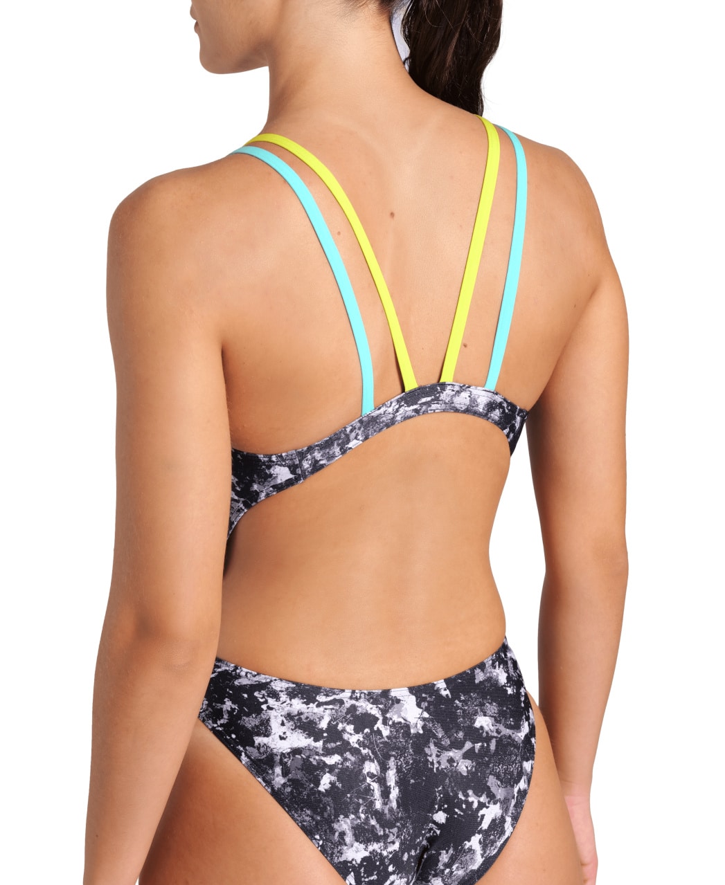 008159-583-WOMEN'S ARENA ROCKIN SWIMSUIT SWIM TECH MULTI-004.jpg Costume Donna Rockin ARENA Multi Black