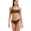 008818-609-WOMEN'S ARENA BIKINI BANDEAU SOLID-001.7ccccfa2 Bikini BANDEAU SOLID ARENA Dark Sage Shocking Pink