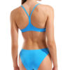 Bikini BANDEAU SOLID ARENA Turquoise Yellow Star