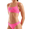 008818-907-WOMEN'S ARENA BIKINI BANDEAU SOLID-004.99c61737 Bikini BANDEAU SOLID ARENA Shocking Pink Water