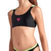 BIKINI SOLID TWO PIECES ARENA bambina