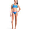 BIKINI SOLID TWO PIECES ARENA bambina Blue Rose
