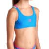 BIKINI SOLID TWO PIECES ARENA bambina Blue Rose