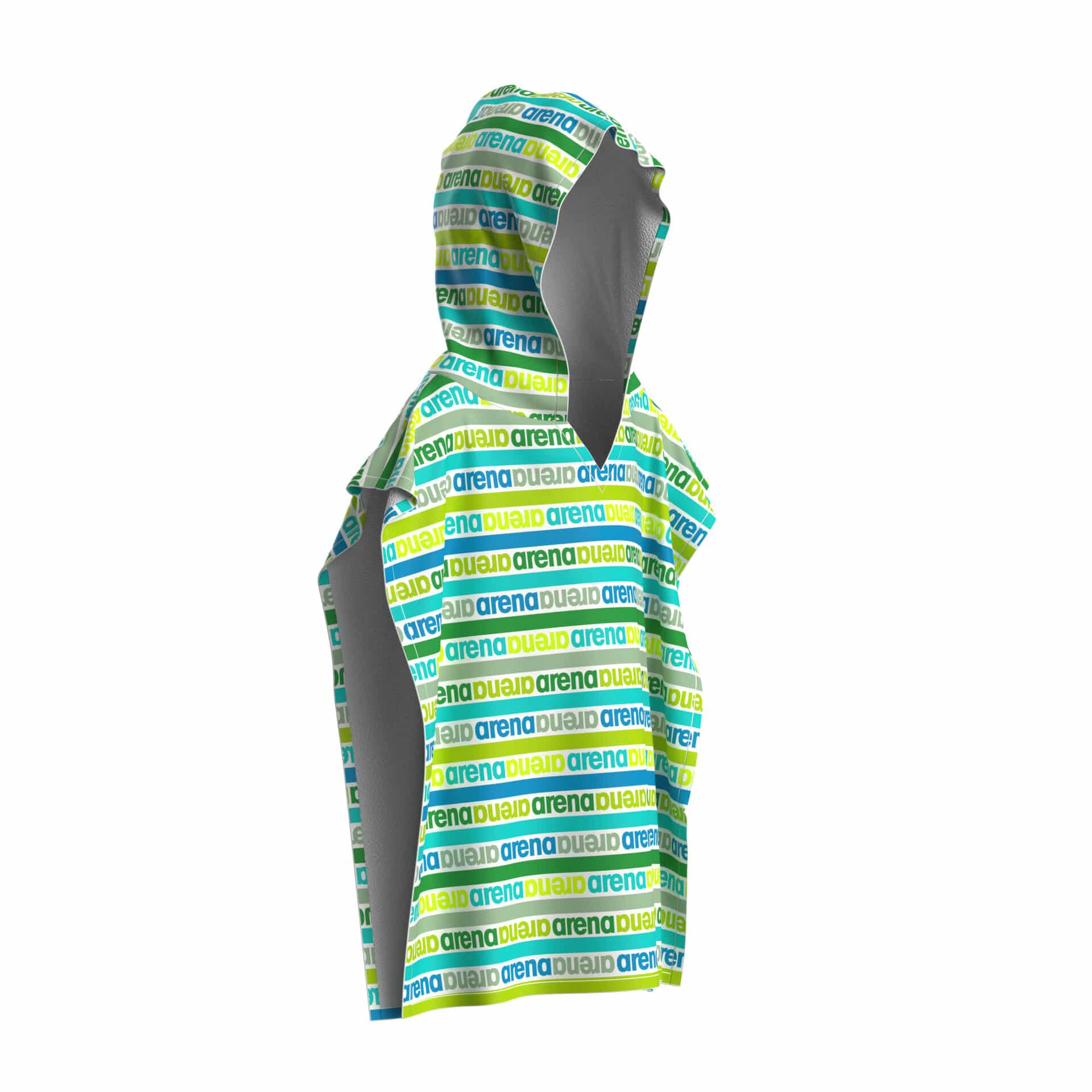 009043-600-01.bd68cde3 TERRY PONCHO ARENA KIDS Artic Lime