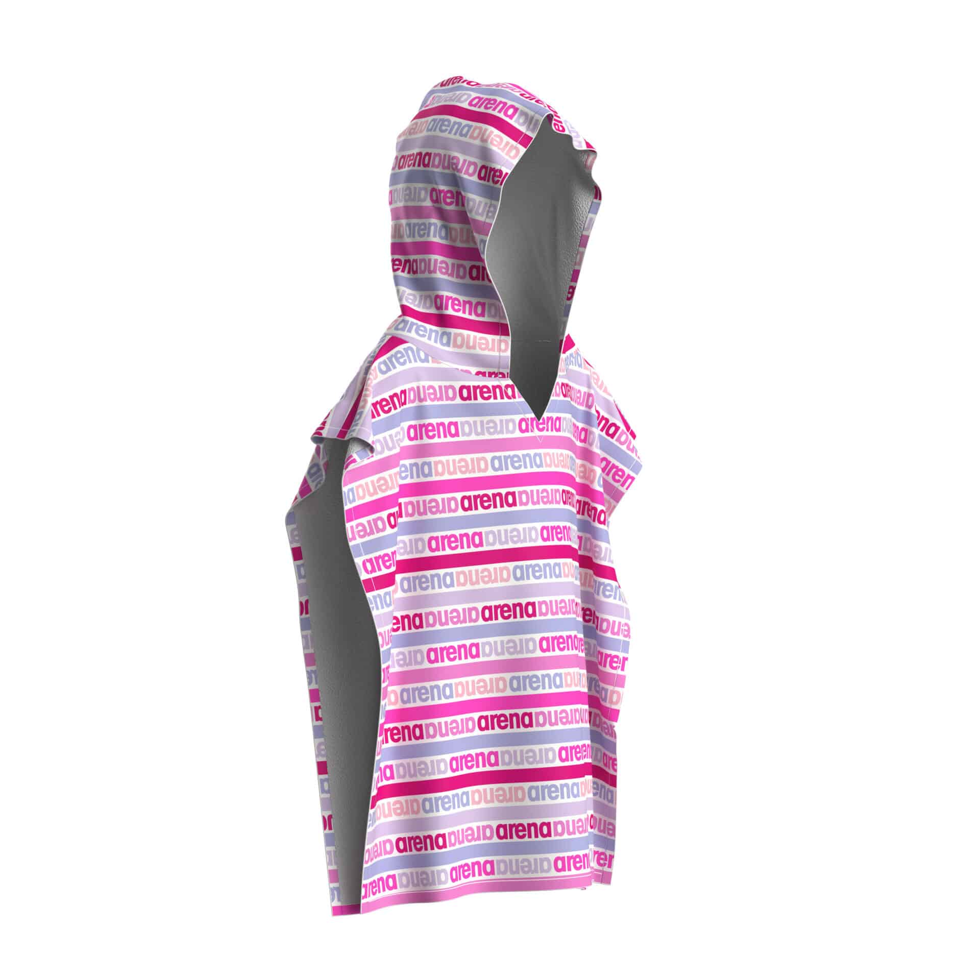 009043-900-01.c089249b TERRY PONCHO ARENA KIDS Shocking Pink
