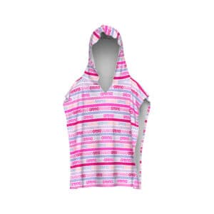 TERRY PONCHO ARENA KIDS Shocking Pink