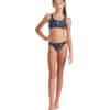 009088-550-GIRL'S ARENA CONFETTI SWIMSUIT TWO PIECES-003.48ae0708 BIKINI CONFETTI TWO PIECES ARENA Nero bambina