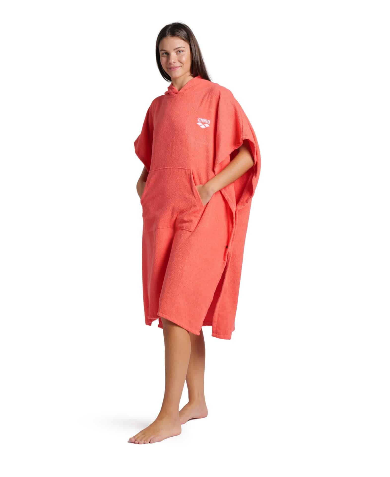 009651-300-ARENA COTTON PONCHO-003.e7925046 COTTON PONCHO ARENA Calypso Coral
