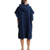 COTTON PONCHO ARENA Navy White